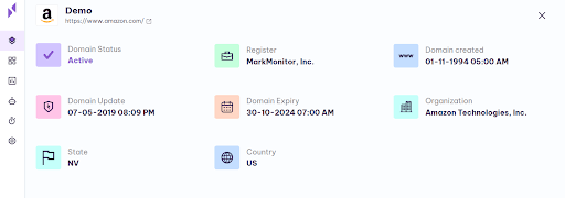 domain info