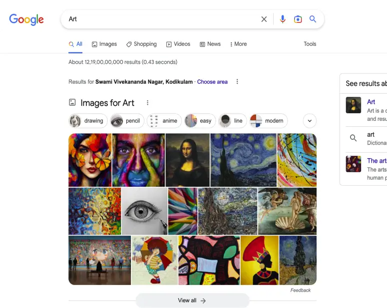 Google SERP Image Pack