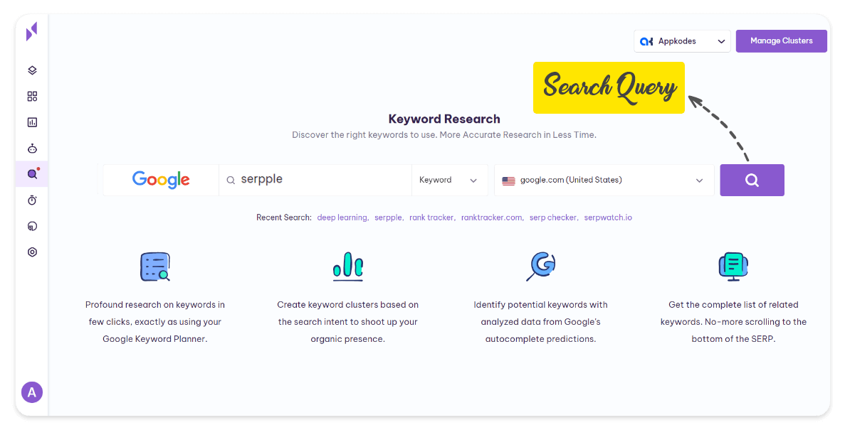 keyword research tool