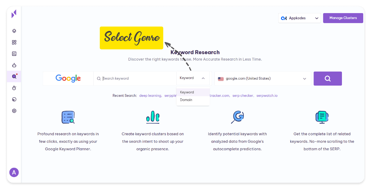 keyword research tool