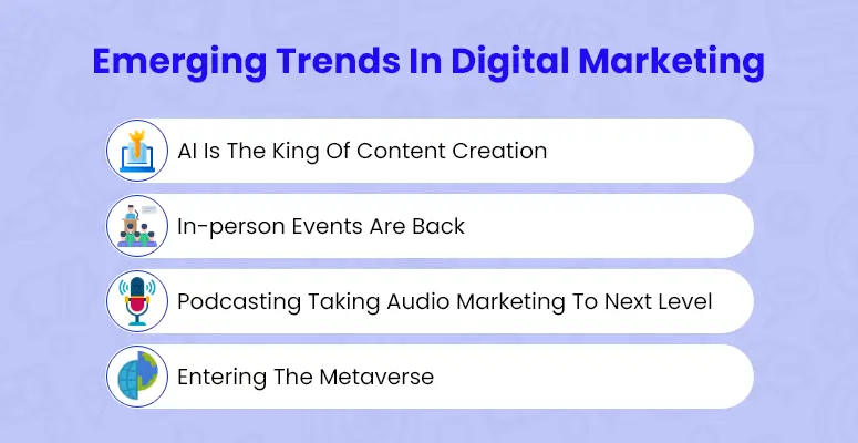 Emerging trends Gigital Marketing