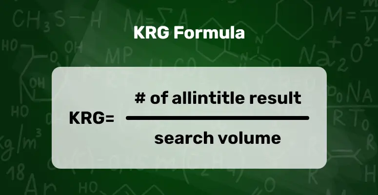 KGR Formula
