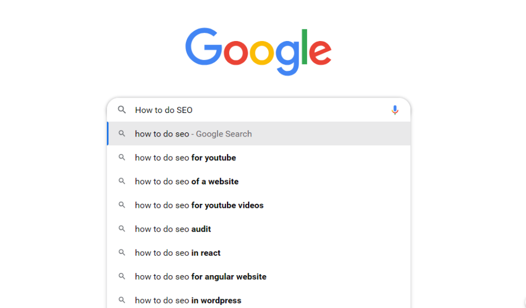 SEO Keyword - Google