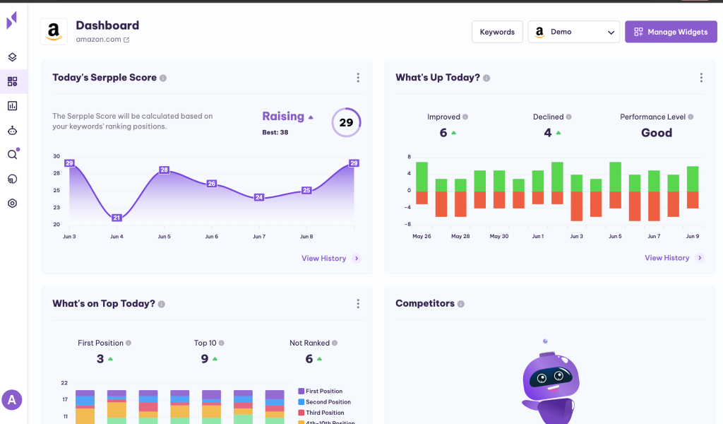 serpple dashboard