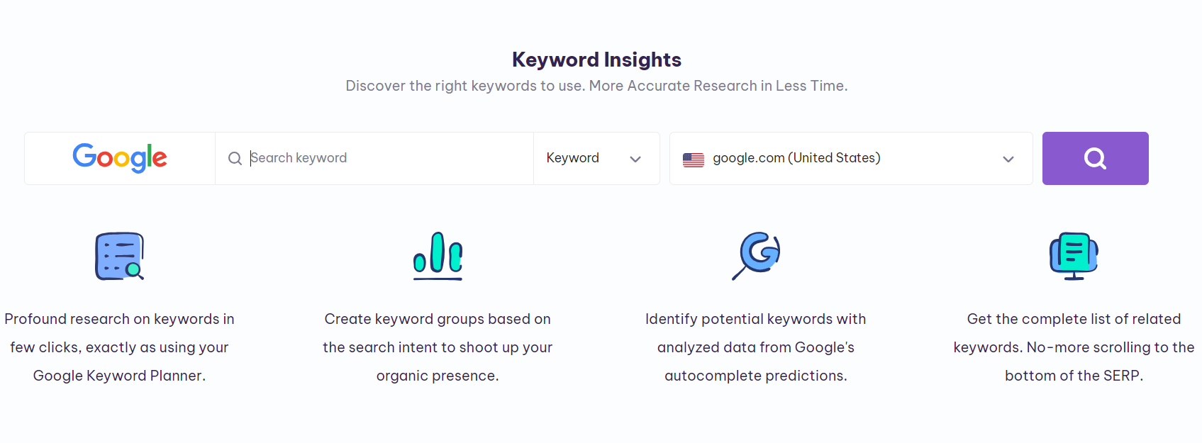 serpple keyword insights feature