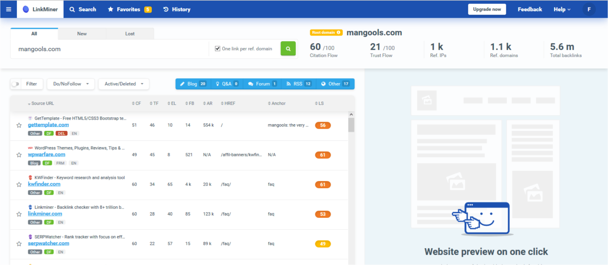 mangools backlink monitoring