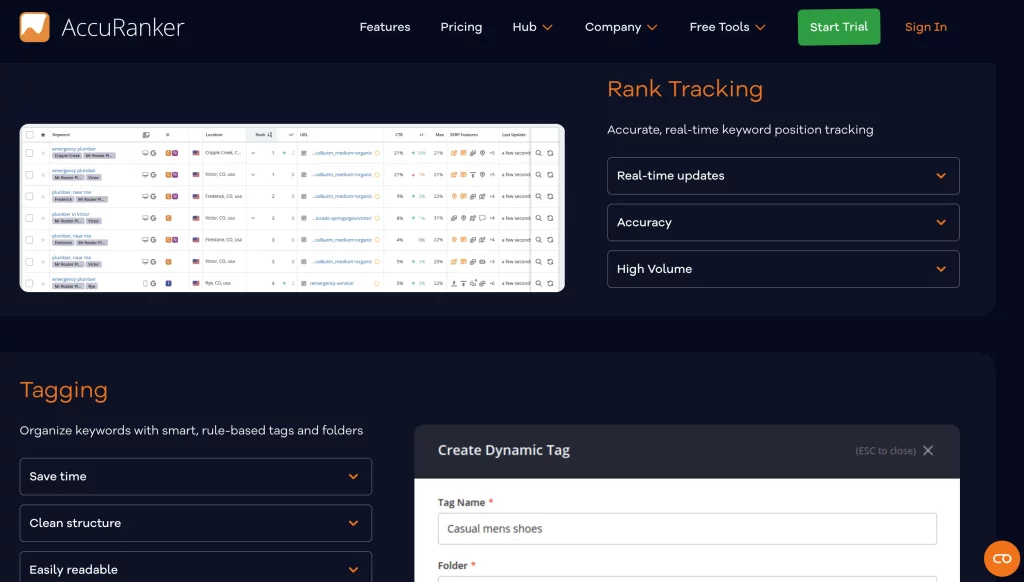 Accuranker Overview - Features