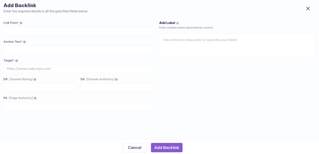 Add backlink